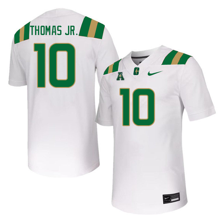Charlotte 49ers #10 Duane Thomas Jr. College Football Jerseys Stitched Sale-White